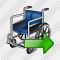 Wheel Chair Export Icon