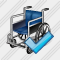 Wheel Chair Ok Icon