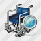 Wheel Chair Search Icon