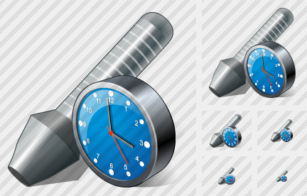 Icône Implant Screw Clock