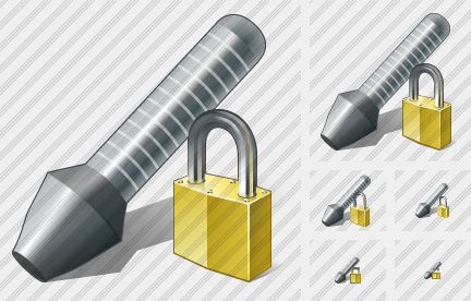 Implant Screw Locked Symbol