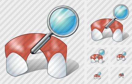 Missing Tooth Search Icon Missing Tooth Search Icon