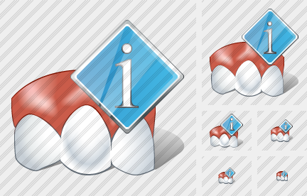 Icona Dente Normale Info
