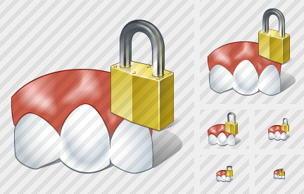 Normal Tooth Locked Symbol