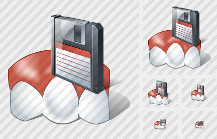 Normal Tooth Save Symbol