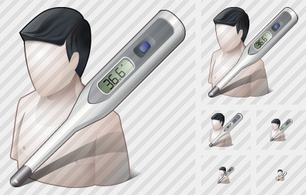 Patient Thermometer Symbol