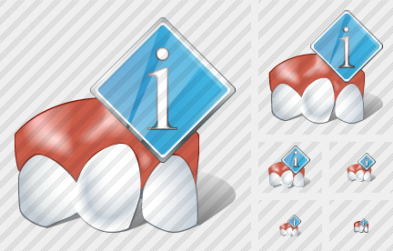 Icône Rotated Tooth Info