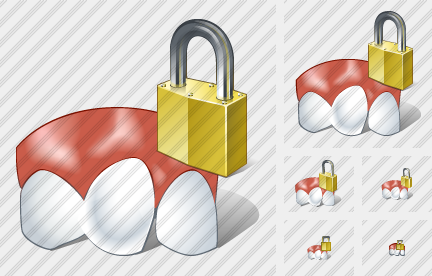 Rotated Tooth Locked Icon Rotated Tooth Locked Icon
