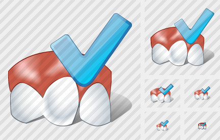 Rotated Tooth Ok Symbol