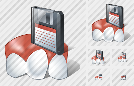 Icono Rotated Tooth Save