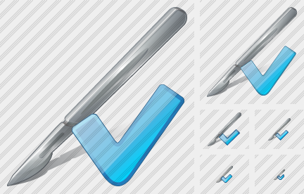 Scalpel Ok Icon