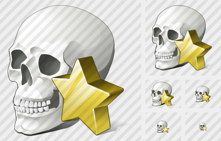 Icono Skull Favorite