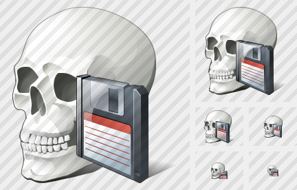Skull Save Icon Skull Save Icon