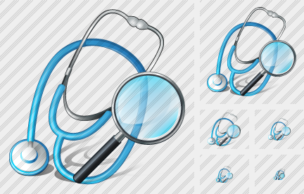 Icono Stethoscope Search 2