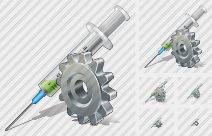 Icône Syringe Settings