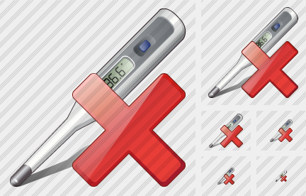 Icône Thermometer Delete