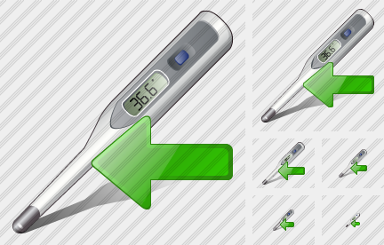 Thermometer Import Icon