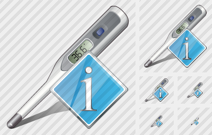 Icône Thermometer Info