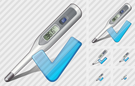 Thermometer Ok Icon