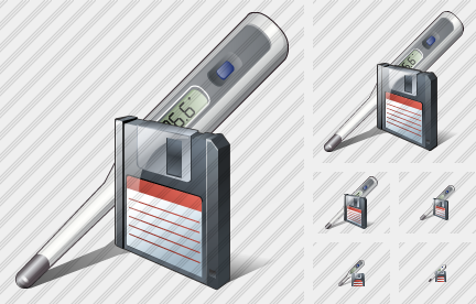 Thermometer Save Icon
