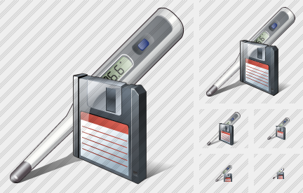 Icône Thermometer Save