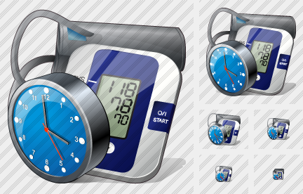 Icono Tonometer Clock