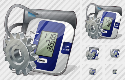 Icône Tonometer Settings