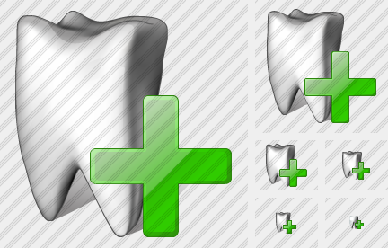 Tooth Add Icon Tooth Add Icon