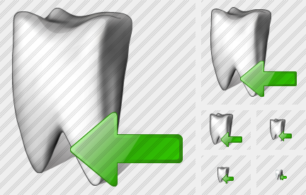 Tooth Import Icon Tooth Import Icon