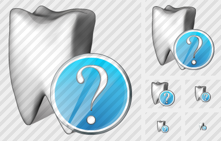 Tooth Question Icon Tooth Question Icon
