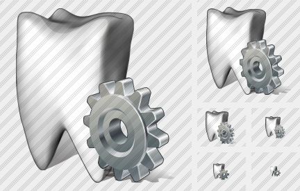 Tooth Settings Icon Tooth Settings Icon