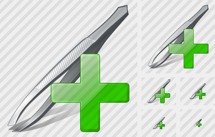 Icône Tweezers Add Icône Tweezers Add