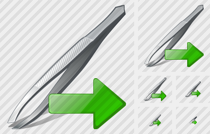 Tweezers Export Icon