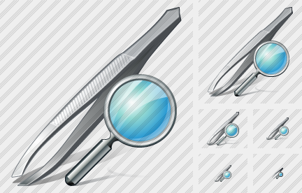 Tweezers Search Icon