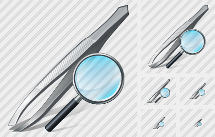 Tweezers Search 2 Icon