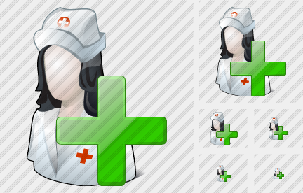 User Nurse Add Icon