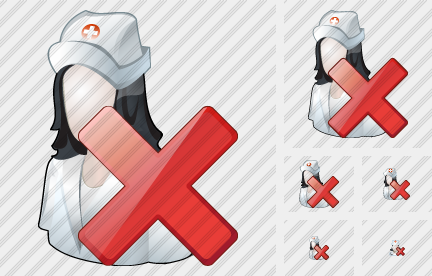 User Nurse Delete Icon User Nurse Delete Icon