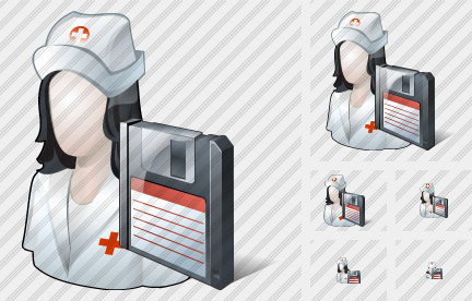 User Nurse Save Icon User Nurse Save Icon