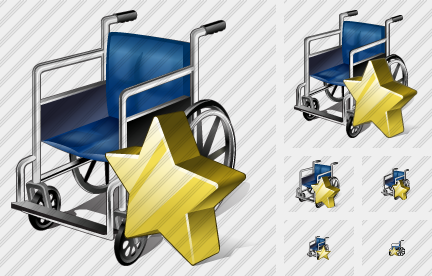 Wheel Chair Favorite Icon