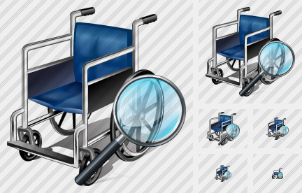Wheel Chair Search 2 Icon