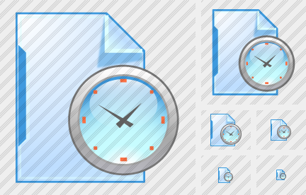 Doc Clock Icon Doc Clock Icon