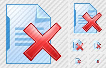 Doc Delete Icon Doc Delete Icon
