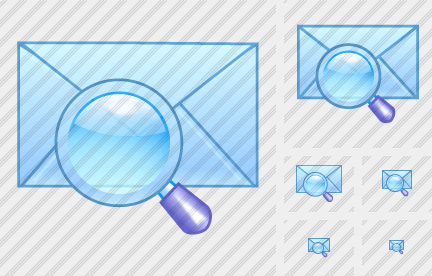 Email Unread Search Icon Email Unread Search Icon