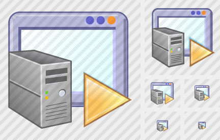 Icona Modulo di Esecuzione Computer