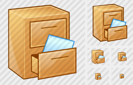 File Cabinet Icon File Cabinet Icon