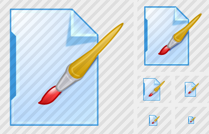 File Paint Icon File Paint Icon