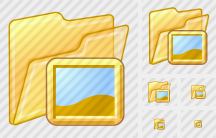 Folder Picture Icon Folder Picture Icon