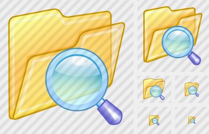 Folder Search Symbol