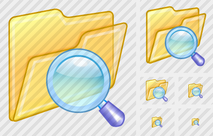 Folder Search Icon