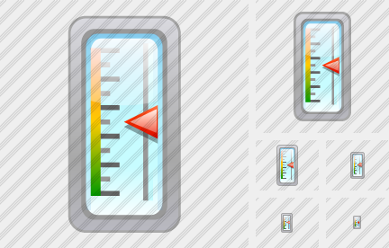 Linear Meter Icon Linear Meter Icon